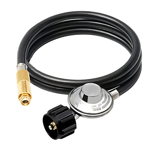 MOFLAME 6FT Propane Regulator with Hose for Blackstone 17" and 22" Adventure Ready Griddle to Connect 10~20lbs Propane Tank