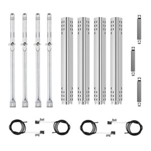 safbbcue 463344116 463343819 replacement parts kit for charbroil advantage 463343819 466344116 performance 463280419 heat plates g359-0003-w1 burner tube g466-2500-w1