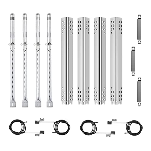 SafBbcue 463344116 463343819 Replacement Parts Kit for Charbroil Advantage 463343819 466344116 Performance 463280419 Heat Plates G359-0003-W1 Burner Tube G466-2500-W1