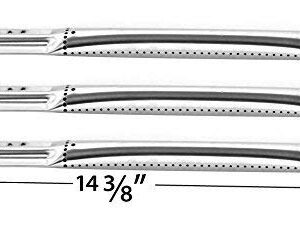 3 Pack Replacement Stainless Steel Burner for Kenmore 122.16643900, 16113, Nexgrill 720-0649, 720-0718A, 720-0718B, Members Mark 720-0582B, 720-0691A, 720-0778A Gas Grill Models