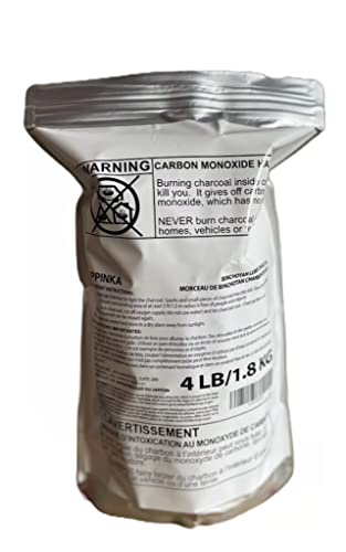 IPPINKA Binchotan BBQ Charcoal from Kishu, Japan, 4 LB of Lump Charcoal