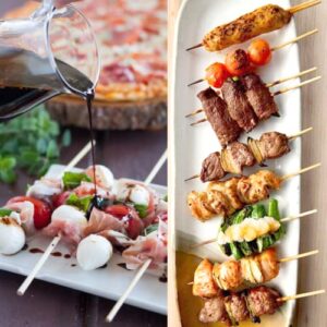 WISYOK 6" Bamboo Skewers, Bamboo Sticks, Wood Skewers for Kabob, BBQ, Marshmallow, Hot dogs, Smores, Appetiser, Chocolate Fountain, Φ=4mm (200 PCS)