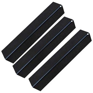 donsiqizz 15.3 inch porcelain-coated steel flavorizer bars replacement for weber spirit 200 series e/s 200 & 210 gas grills heat plates shield tent (3-pack)