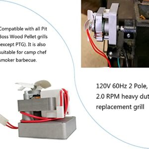 Replacement Auger Motor for Pit Boss Grill Models,Compatible with All Pit Boss Pellet Grill and Camp Camp Pellet Grill