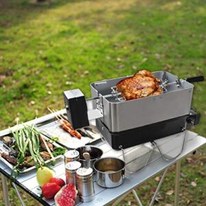 onlyfire Rotisserie Kit Fits for Weber Go Anywhere Barbecue Grill