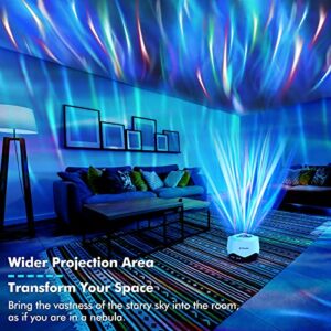 Seianders Star Projector Night Light, 4 in 1 Galaxy Projector for Bedroom, Northern Lights Aurora Projector Bluetooth Speaker & White Noise, Night Light Projector for Kids, Adults, Party, Room Decor