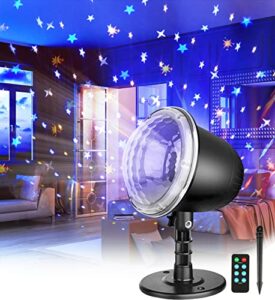 star projector night light,holiday light projector with remote and timer,outdoor christmas projector lights,led waterproof landscape light projector for kids bedroom garden wedding halloween decor