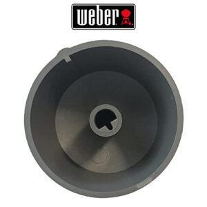 Weber 30125801 Gray Side Burner Knob for Specific Genesis Grills