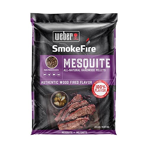 Weber SmokeFire Mesquite Hardwood Pellets 20 lb. - Case of: 1;