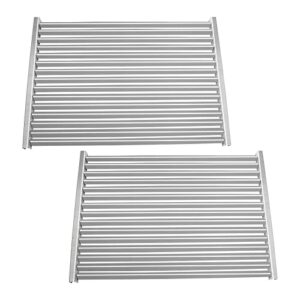 18.75 inch stainless steel cooking grill grate for weber genesis ii 300 and lx 300 series, replacement parts for weber 66095 84136;2 pack