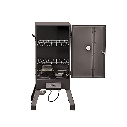 Masterbuilt MB20077618 Analog Electric Smoker with 2 Smoking Racks, 30 inch, Black