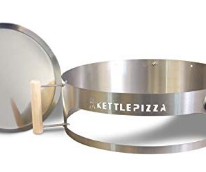 KettlePizza Basic Charcoal Pizza Oven Kit for 26.75 Inch Weber Kettle Grill