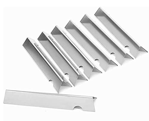 Outspark 66033 Grill Flavorizer Bars for Weber Genesis II E-410/LX E-440 S-440 Series Gas Grills,Replacement Parts for Weber Genesis II 400 Series,66796 66030 Flavor Bars(7 Pack Stainless Steel)