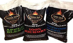 lumber jack 120 pounds bbq smoker pellets variety pack – pick 6 x 20-pound bags