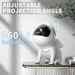 CHICLEW Galaxy Projector 360° Adjustable, Space Dog Star Projector with Unlimited Colors and Combinations, Night Light Projector with Bluetooth Speaker and White Noise, Aurora Projector for Kids
