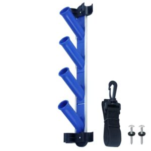 MENG ZHI AO Pool Accessories Holder Rack Pool Pole Hanger Hose Strap Hook Perfect Pool Equipment Organizer Rack for Poles Brushes Nets Vacuums and Other Cleaning Attachments