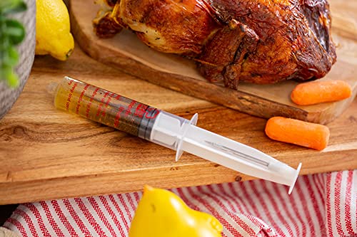 Chef Craft Select Plastic with Stainless Steel Needle Marinade Injector, 5 inches in length 1 ounce capacity, Clear