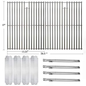 mikegarden replacement parts for nexgrill 720-0830h 720-0830d 720-0888n 720-0783e 720-0888 bhg 720-0783w 720-0783h grill master 720-0697 2 pack grill grate 4 pack grill burners and heat plates