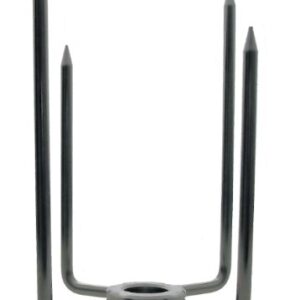 OneGrill Stainless Steel Grill Rotisserie Spit Rod Forks (Fits: 5/8 Inch Hexagon, 1/2 Inch Square, & 11/16 Inch Round)