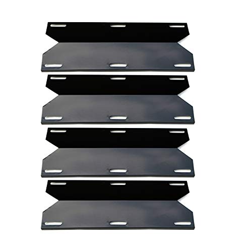 Direct Store Parts DP118 (4-Pack) Porcelain Steel Heat Plates Replacement for Charmglow, Nexgrill, Jenn-Air, Costco Kirkland, Sterling Forge, Glen Canyon Gas Grill Models (4)