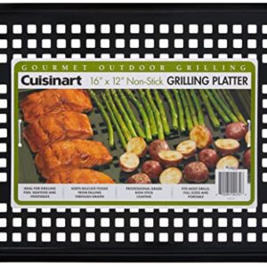 Cuisinart CNP-411 Simply Grilling Nonstick Grilling Platter , Black 12" x 16"