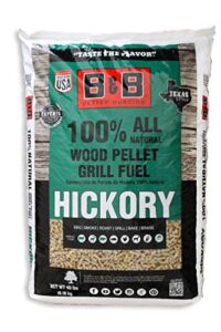 b&b charcoal 40 lb. hickory pellet grill fuel