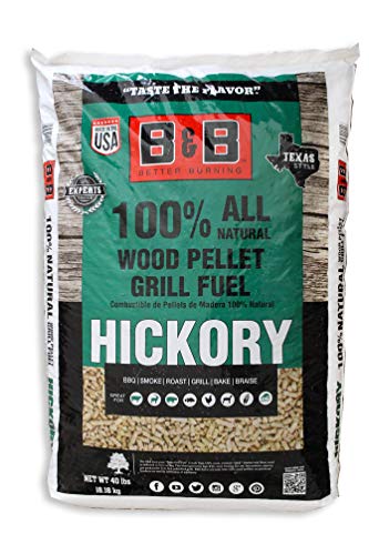 B&B Charcoal 40 LB. Hickory Pellet Grill Fuel