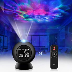 star projector light for kids bedroom,rechargeable galaxy projection lamp with timer alarm clock and white noise for nebula projector lamp,home decoration,game room