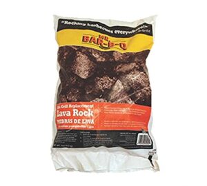 natural lava rocks for fire pit | 7 lb. bag of fire pit lava rocks | 1 pack