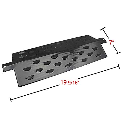 Hongso Porcelain Steel Universal Heat Plate Shield Tent, Burner Cover, Flavorizer Bar Replacement Grill Part for Aussie 7710.8.641, 7710S8.641 Models 1-Pack, (PPF411)