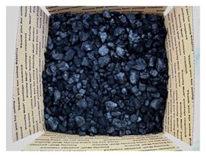 unbranded bituminous blacksmith coal metallurgical coking coal 1/2 cubic ft about 25 lbs