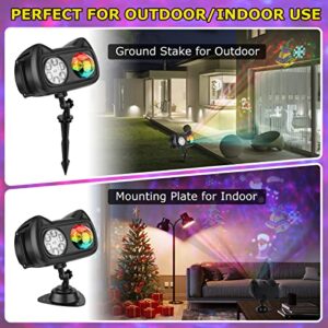 Valentine Projector Lights Outdoor, HD Effect Valentine Day Decorations with Remote Control, 3D Ocean Wave & Patterns, 2 in 1 Indoor & Outdoor Light Projector for Valentine Birthday Party Decorations