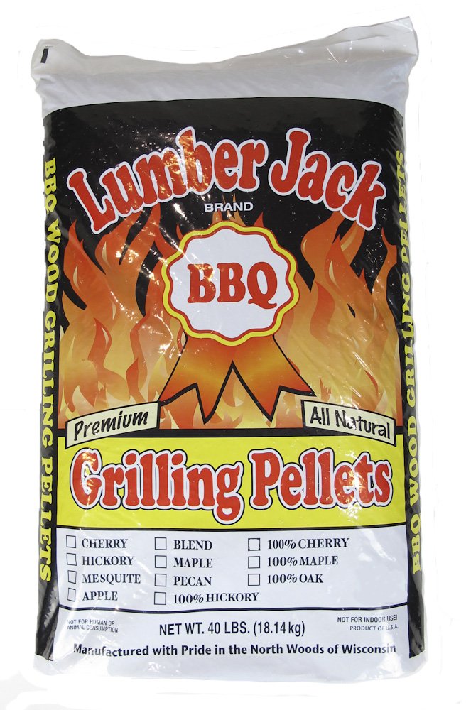 Lumber Jack 100-Percent Cherry Wood BBQ Grilling Pellets, 40-Pound Bag (Discontinued by Manufacturer)