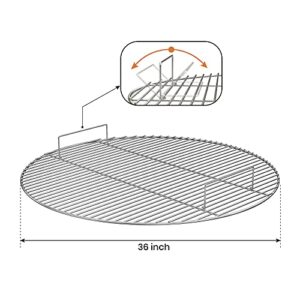 onlyfire BBQ Solid Stainless Steel Cooking Grates for Grill, Fire Pit, 36-inch