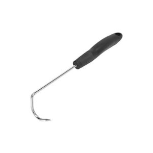 skyflame 12-inch food flipper, stainless steel bbq meat turner hook for turning bacon steak meat vegetables sausage fish and more – replaces grill spatula tongs & bbq fork