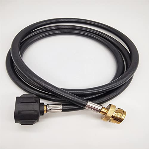 Jadalife 4ft Propane Hose Adapter1lb to 20lb, Propane Grill Hose fit for Weber/Coleman/Blackstone Grill, Buddy Heater, Smoker, Camping Stove