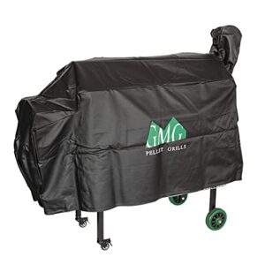 green mountain grills jim bowie grill cover, black, gmg-3002
