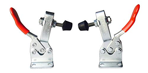 Smoker Toggle Latch, BBQ pit lid clamp. Front Flat mount 2 pk