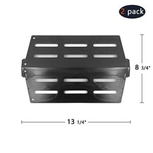 Hongso 17.5" Flavorizer Bars Heat Deflectors and 19 1/2" Burner Tubes Replacement for Weber Genesis 300 Series E/S EP-310 320 330 S-330 Gas Grill (2011-2016 With Front Control Knobs) 7621 62752 7622