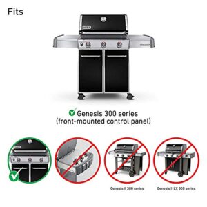 Hongso 17.5" Flavorizer Bars Heat Deflectors and 19 1/2" Burner Tubes Replacement for Weber Genesis 300 Series E/S EP-310 320 330 S-330 Gas Grill (2011-2016 With Front Control Knobs) 7621 62752 7622