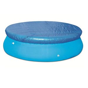 sportuli round swimming pool solar cover,durable dustproof rainproof pool cover for inflatable family pool paddling pools (8ft)