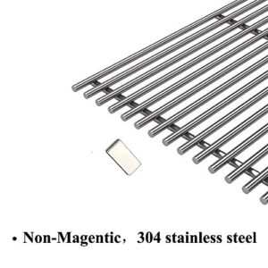 Votenli S6876C (3-Pack) 16 7/8" Stainless Steel Cooking Grid Grates for Charbroil 463420509,463460708,463460710,463461613, 463461614, 466420909,463420508,466420911,463440109B Master Chef 85-3065-6