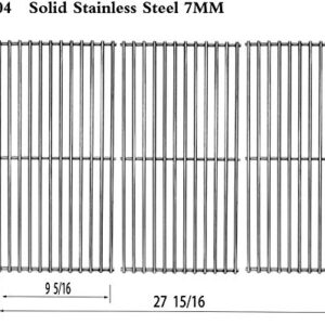 Votenli S6876C (3-Pack) 16 7/8" Stainless Steel Cooking Grid Grates for Charbroil 463420509,463460708,463460710,463461613, 463461614, 466420909,463420508,466420911,463440109B Master Chef 85-3065-6