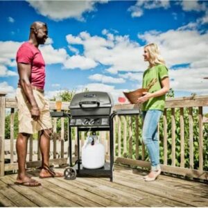 Broil-Mate, 24025BMT, Cast 2-Burner, Liquid Propane Gas Grill, Black