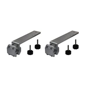 extreme max 3005.4269.2 marine rail mount bracket for kuuma-style bbq grill – pack of 2