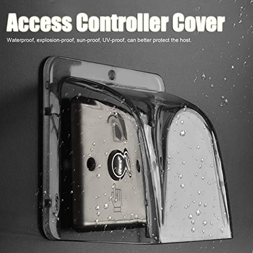 Doorbell Rain Cover, Universal Plastic Waterproof Access Controller Shell Shelter Protection for Outdoor Access Controller Fingerprin