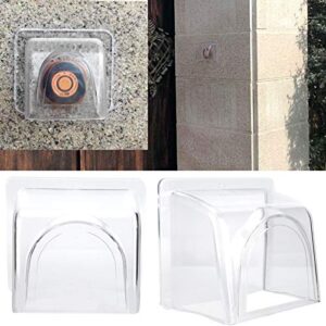 Doorbell Rain Cover, Universal Plastic Waterproof Access Controller Shell Shelter Protection for Outdoor Access Controller Fingerprin