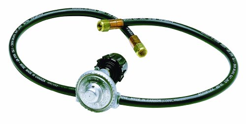 Char-Broil Hose and Regulator for Grills with Side burner Type-1,black