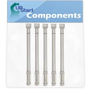 UpStart Components 5-Pack BBQ Gas Grill Tube Burner Replacement Parts for Kitchen Aid 860-0003 - Compatible Barbeque Stainless Steel Pipe Burners