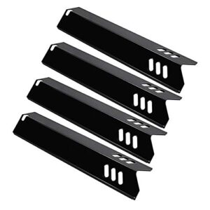 utheer 15 inch grill heat plates for dyna-glo dgf510sbp, dgb610ssp, dgf493bnp, dgf510ssp, backyard by13-101-001-13, uniflame gbc1059wb bhg, porcelain steel grill parts replacement, 4 pack flame tamers